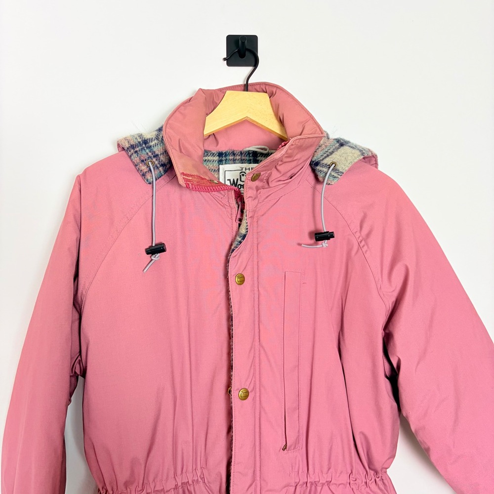 Woolrich Vintage Wool Lined Hooded Parka Field Utility Flannel Jacket Large USA - Picture 4 of 8